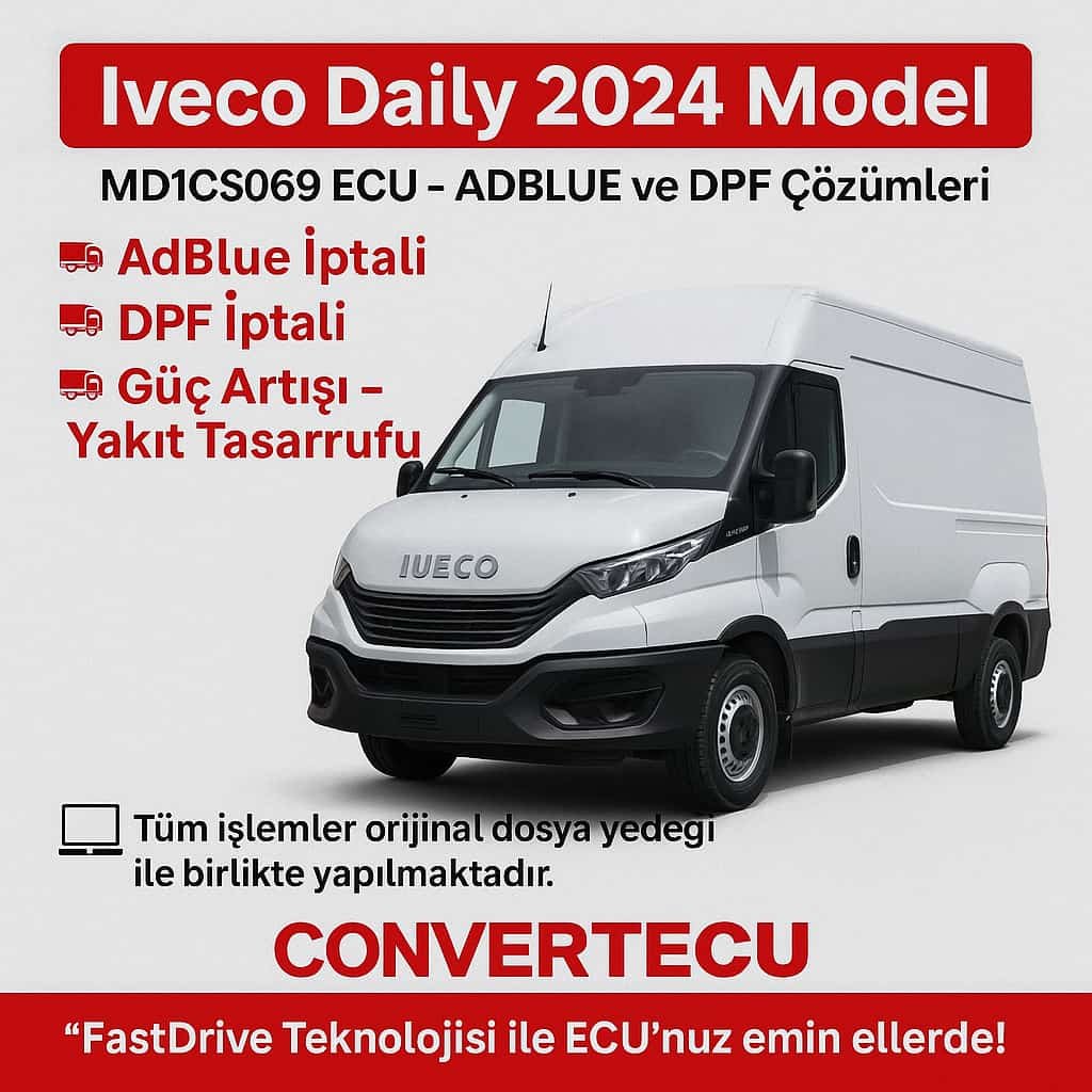 Iveco Daily MD1CS069 Beyinli Araçlarda AdBlue İptali